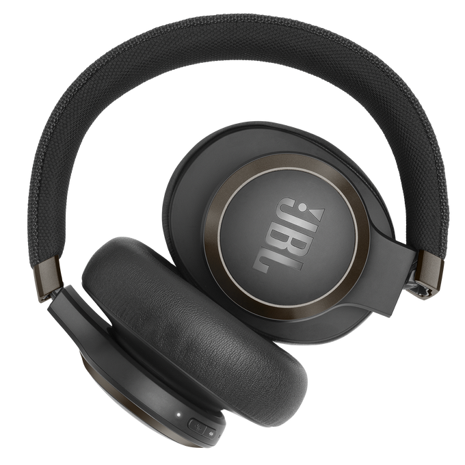JBL Live 650BTNC - Black - Wireless Over-Ear Noise-Cancelling Headphones - Detailshot 6 image number null